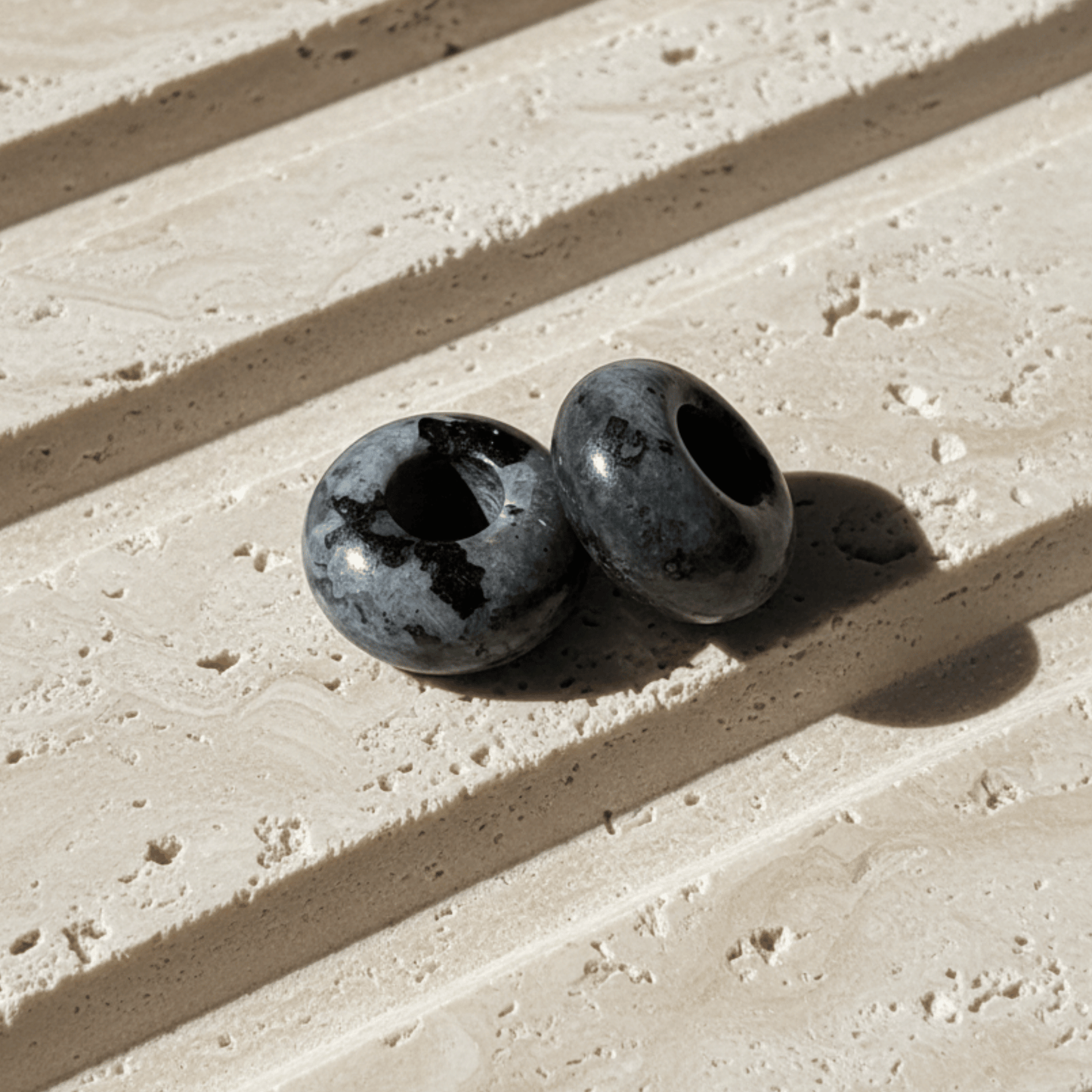 Cuarzos hoops plateado