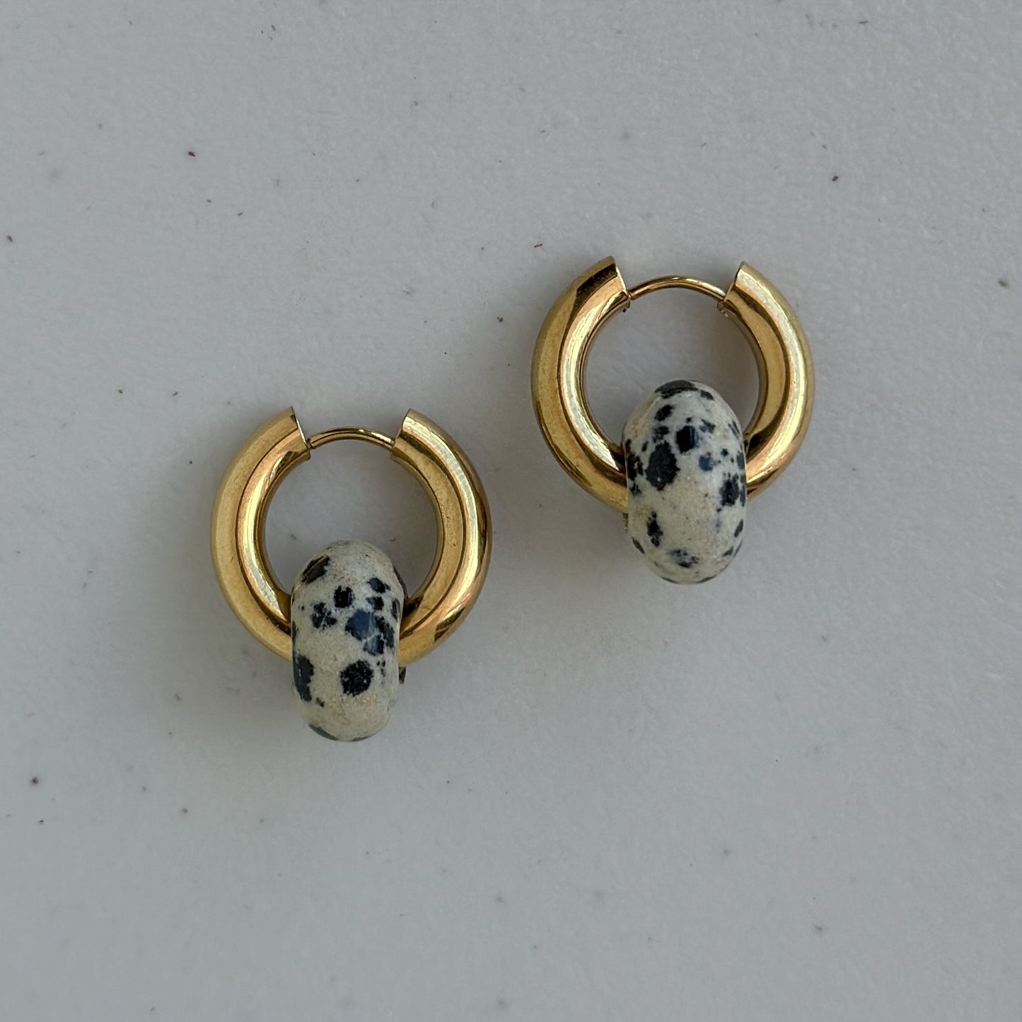 Hoops piedras semipreciosas