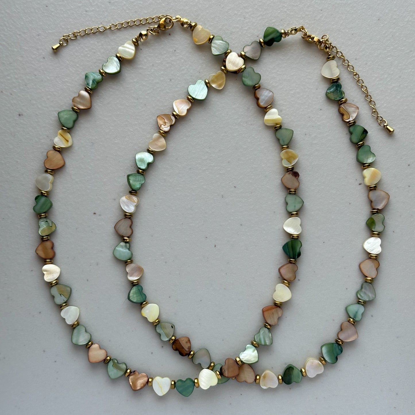 Collar Corazón Madre perla
