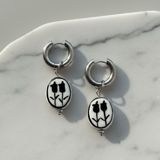 Hoops Santorini Silver