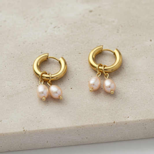 Perlas Hoops