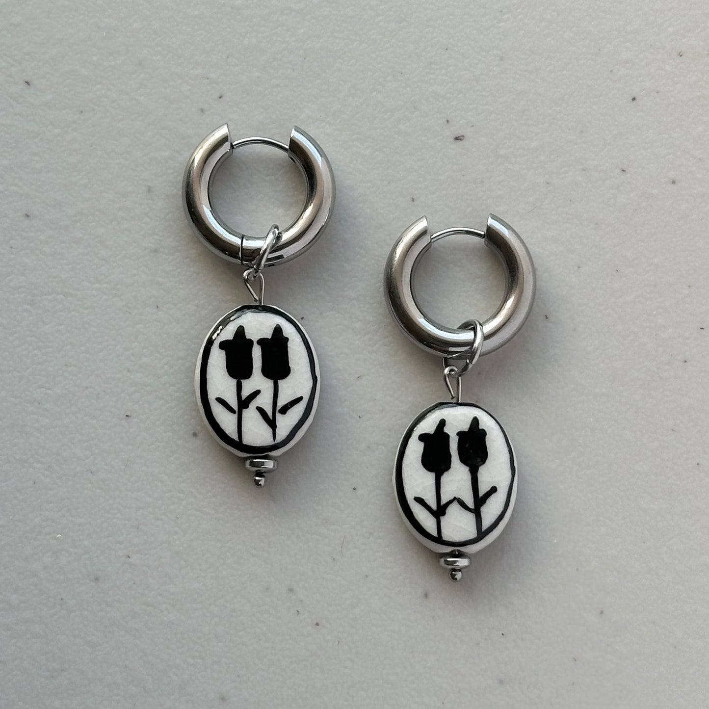 Hoops Santorini Silver