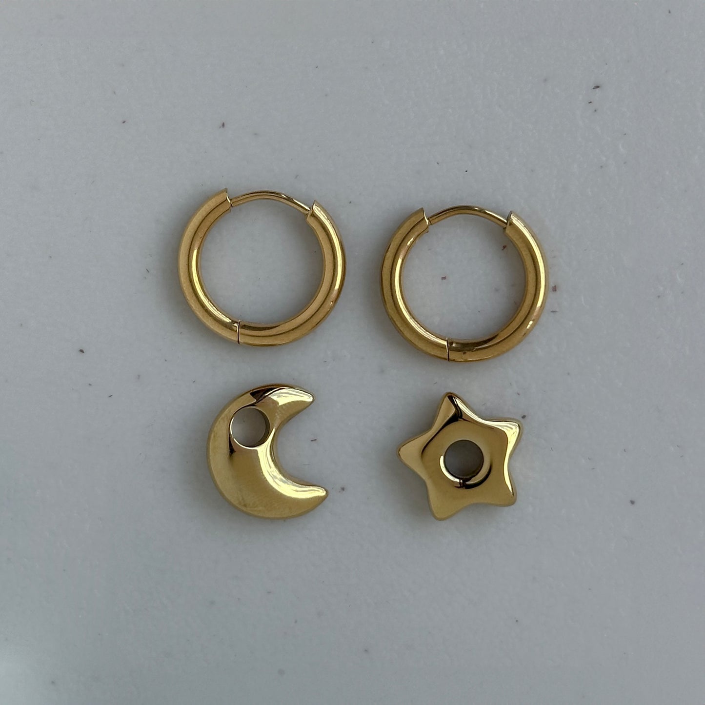 Star/Moon Hoops