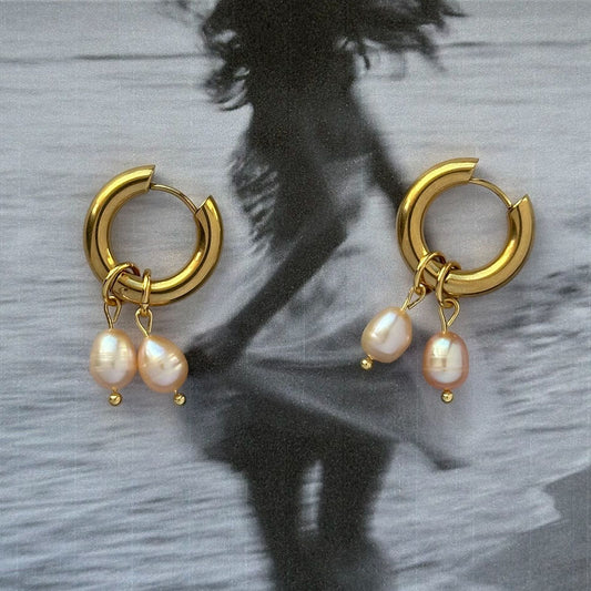Perlas Hoops
